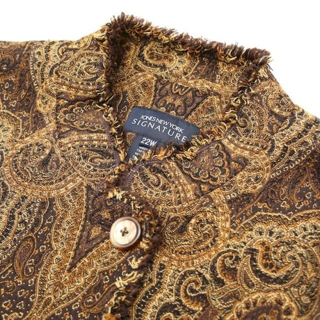 Paisley Pattern Tapestry Jacket