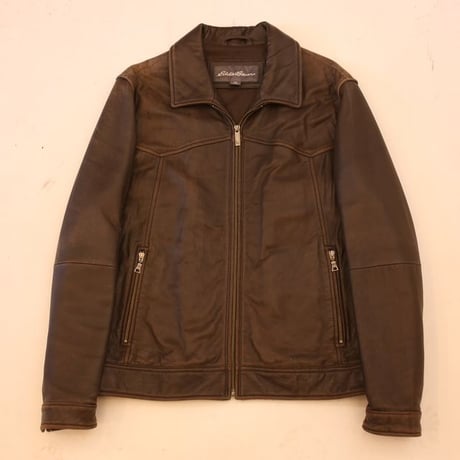 Eddie Bauer Brown Lambskin Jacket