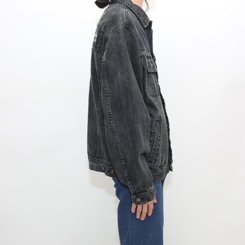 Lee デニムジャケット 40R Lee 71075 Black Denim Jacket | Strato