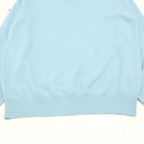 Cashmere V-Neck Knit Sweater
