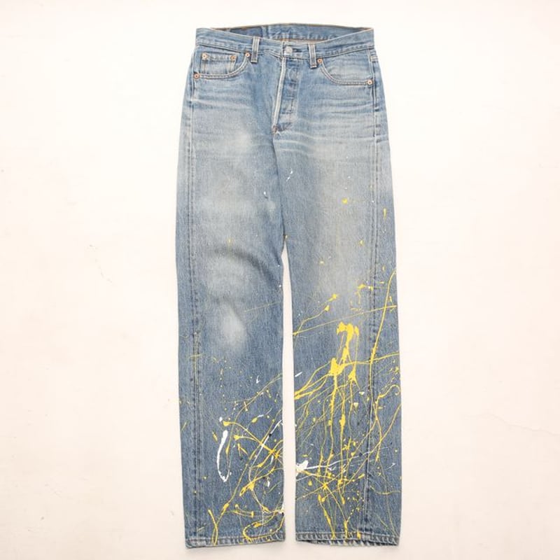 90s Levi's 501 Painted Denim Pants MADE IN USA 90s Levi's 501 Painted Denim Pants MADE IN USA