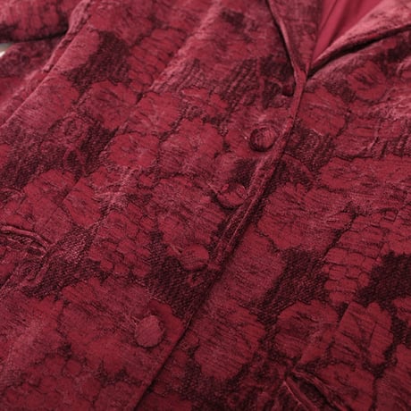 Vintage Emboss Velour Jacket
