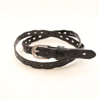 Black Leather Belt