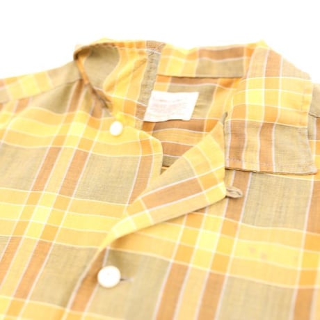 60's TOWN CRAFT Open Collar L/S Shirt