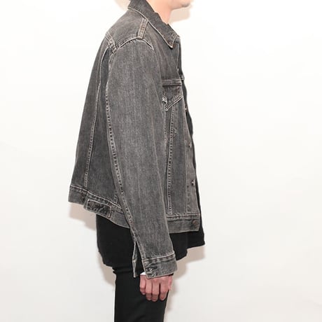 Levis Black  Denim Trucker Jacket
