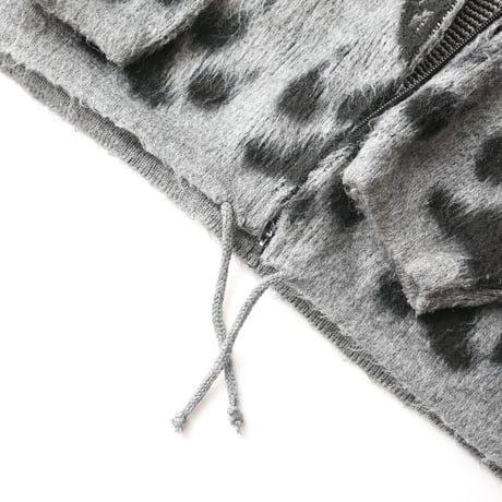 Artesanias Tuntaquimba Native Wolf Pattern Wool Knit Hooded Jacket