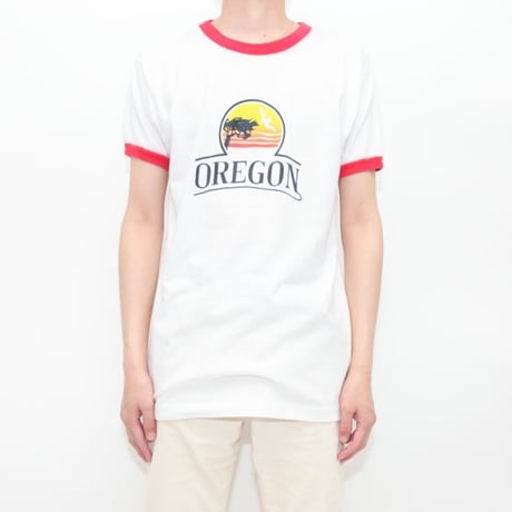 Vintage Ringer T-Shirt "Oregon"