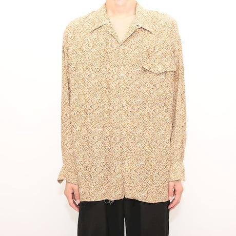 Open Collar L/S Shirt