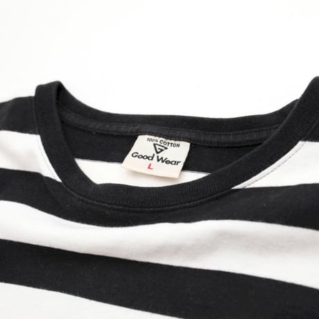 Black × White Border T-Shirt