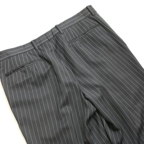 Stripe Pants Slim Straight