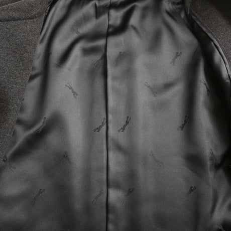 100% Cashmere Balmacaan Coat MADE IN ITALY