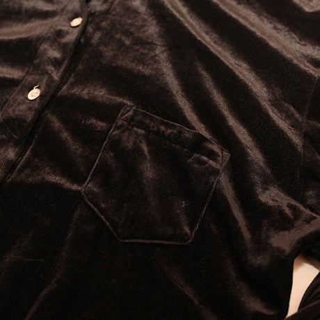 Black Velour L/S Shirt