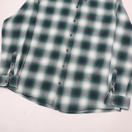 CHAPS Ombre Plaid Cotton Flannel Shirt