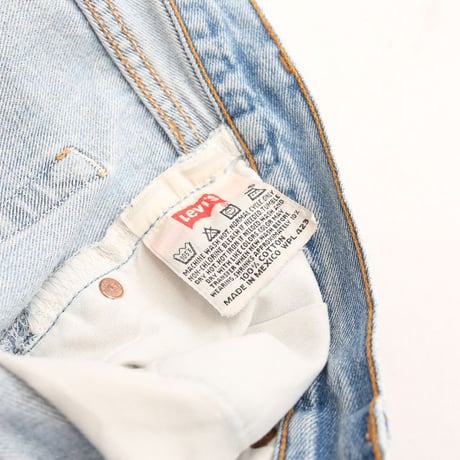 Levi's 501 Damage Denim Pants MADE IN MEXICO