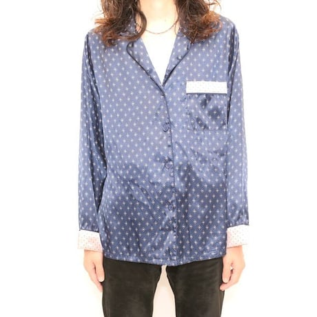 Fine Pattern Pajama Shirt