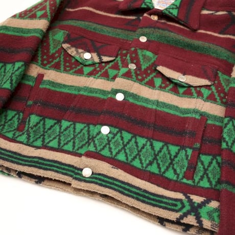 Native Pattern Trucker Jacket