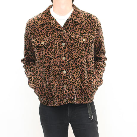 Leopard Trucker Jacket