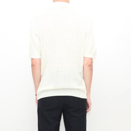 Euro Vintage Knit Polo Shirt
