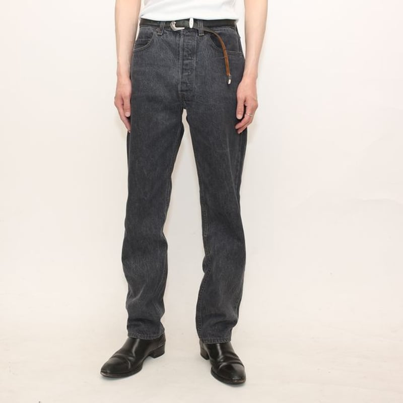 80s Levi's 501-0658 Black Denim Pants | Strato
