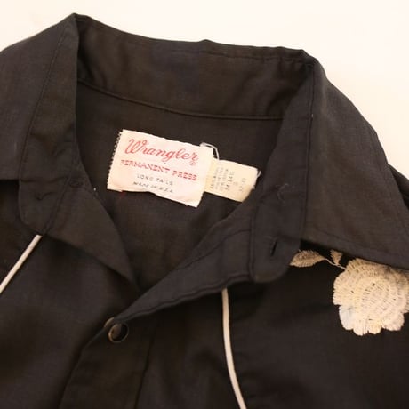 Wrangler Black Western Shirt
