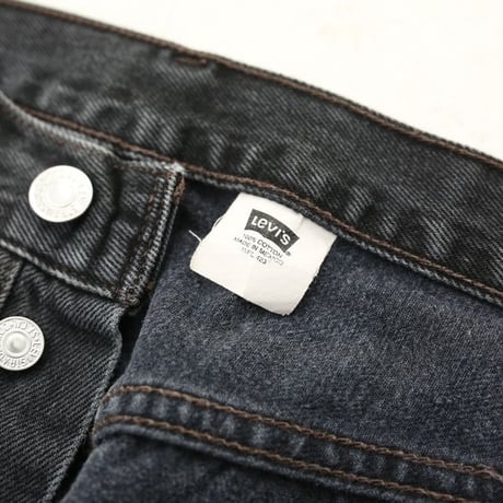 Levi's 501 Black Denim Pants MADE IN MEXICO