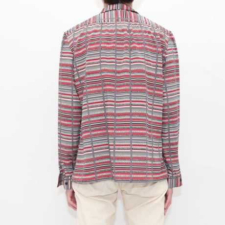 Open Collar Shirt  With Lavalier