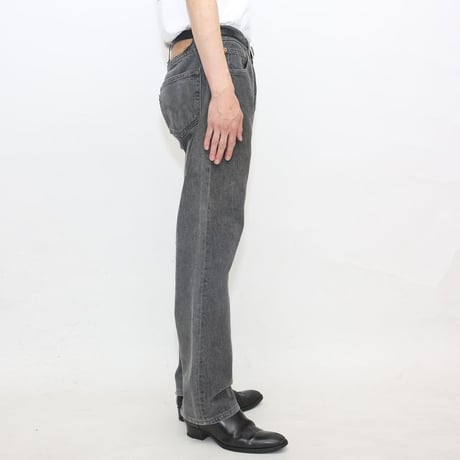 90s Levi's 501 "Yarn-dyed" Black Denim Pants
