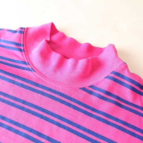 Mockneck Border T-Shirt