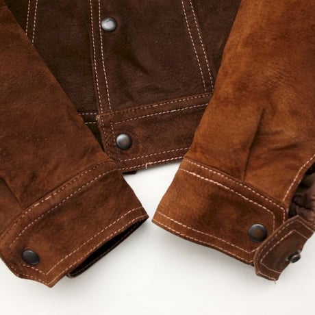 Vintage Suede Boa Jacket