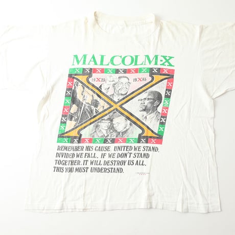 マルコムX Tシャツ Vintage Malcolm X T-Shirt