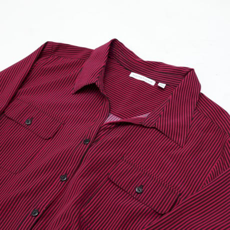 Red × Black Stripe L/S Shirt