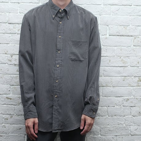 レーヨン千鳥格子シャツ Rayon L/S Shirt