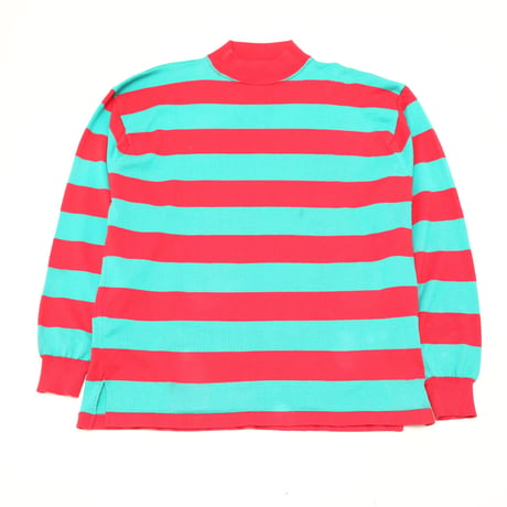 Mockneck Cotton Knit Sweater