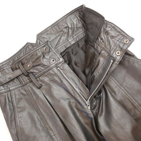80's Black Leather Pants