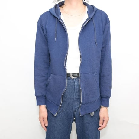 70-80s Thermal Lined Full Zip Sweat Hoodie