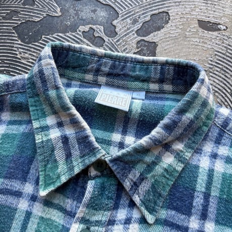 Euro Vintage Plaid Print Flannel Shirt