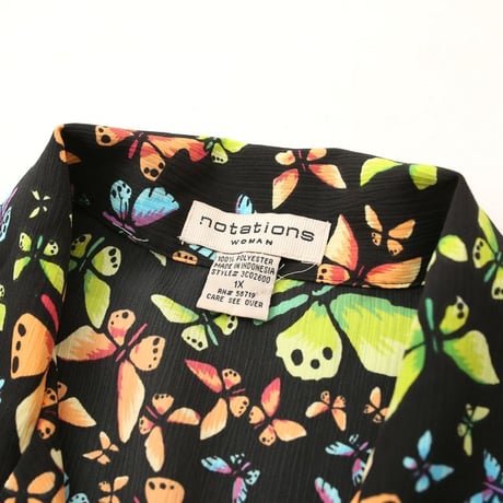 Open Collared Polyester Shirt