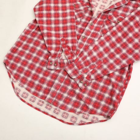 Print Flannel Plaid Shirt