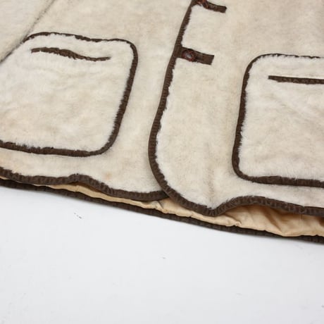 60's ROBERT LEWIS Fake Fur Coat