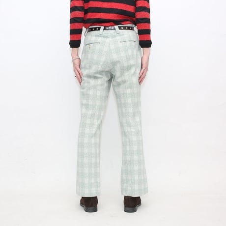 70's Plaid Flared Pants