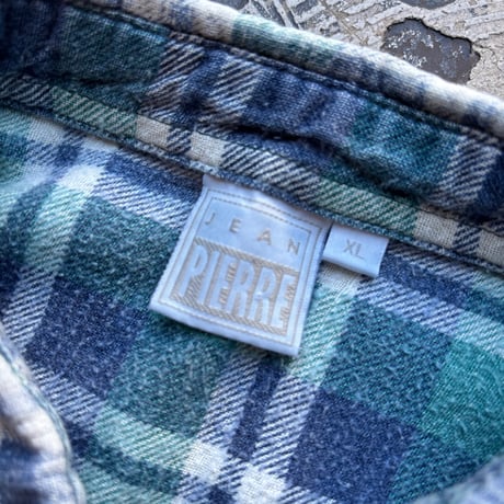 Euro Vintage Plaid Print Flannel Shirt