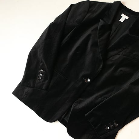 Velvet  Tailored  Jacket
