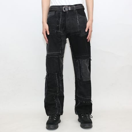 Levi's Patchwork Remake Black Denim Pants
