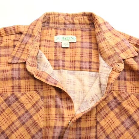 Plaid Print Flannel Shirt