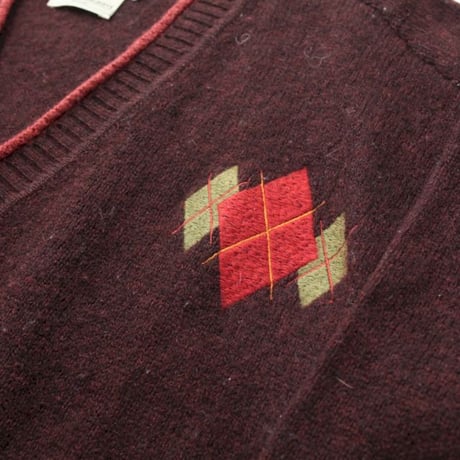 Vintage Wool Knit Cardigan MADE IN ITALY