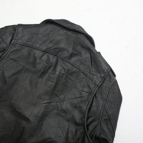 Ralph Lauren Flight Leather Jacket "All Black "