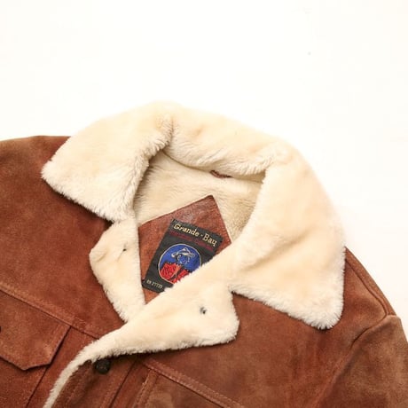 Suede Leather Boa Jacket