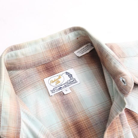 Ombre Plaid Western Shirt