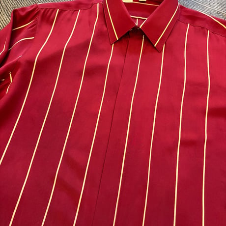 Silk Stripe L/S Shirt