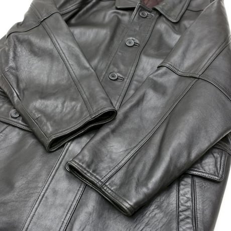 Black Leather Coat